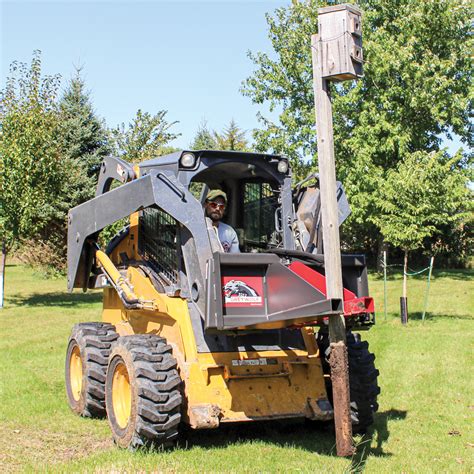 skid steer tree puller with price list|skid steer attachment tree puller.